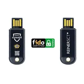 Reiner SCT FIDO Stick Pro USB-A (USB), Speicherkartenlesegerät, Schwarz