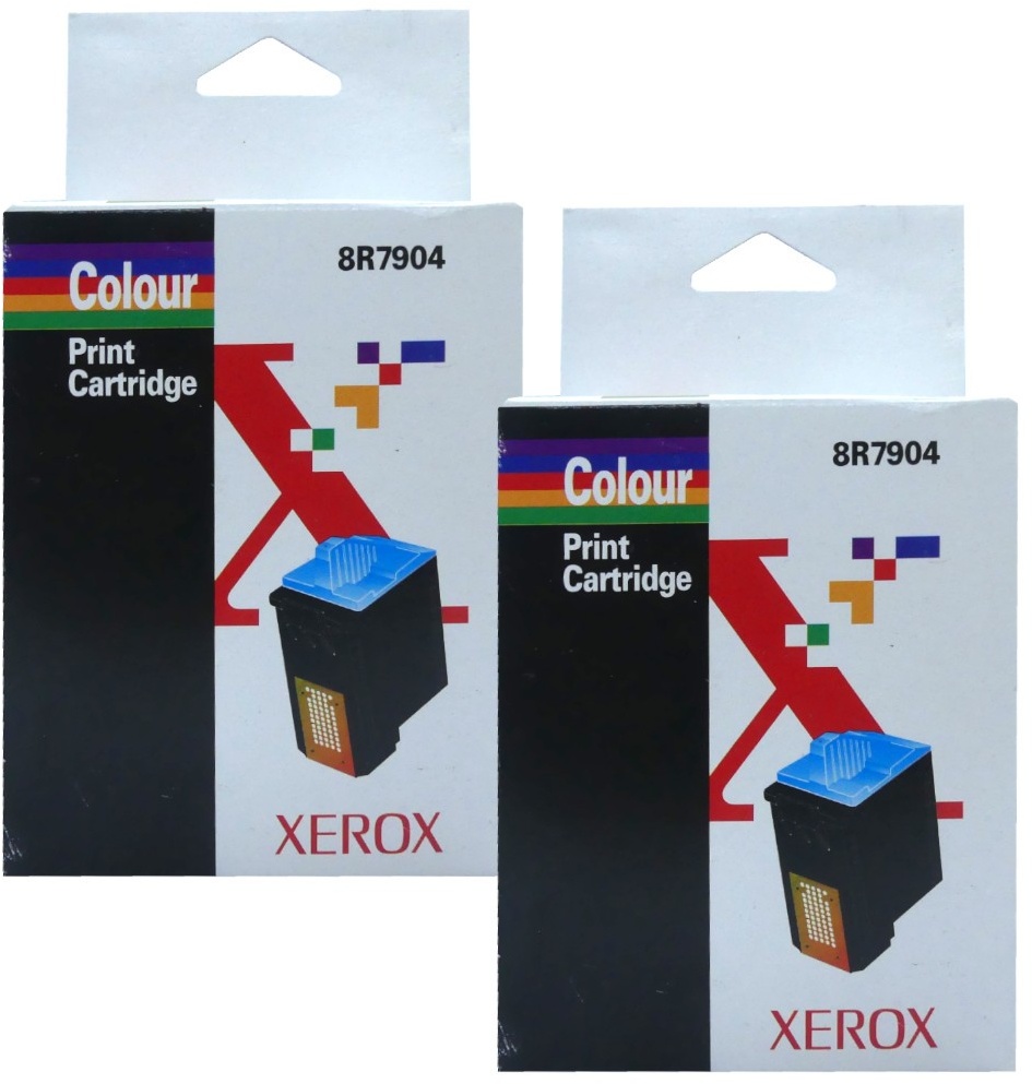 2x Original Xerox Tinte 8R7904 farbig für DocuPrint C11 C15 WorkCentre Xi