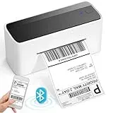 Phomemo Bluetooth Etikettendrucker, Label Printer Labeldrucker 4x6 Thermodrucker DHL Versandetiketten Drucker für Versandpakete Kompatibel mit Ebay, Amazon, Etsy,Ups, Wish, Shopify, Zalando, Otto