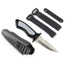 Cressi Erwachsene Tauchermesser Grip, Schwarz, Uni, RC559400