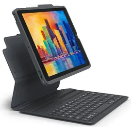 ZAGG Pro Keys Tastatur Hülle für iPad 10,2'' grau / schwarz