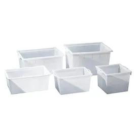 Graf Kunststoffbehälter eck.60l PE natur L480xB480xH370mm konische Form