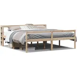 vidaXL Seniorenbett 180 x 200 cm Braun
