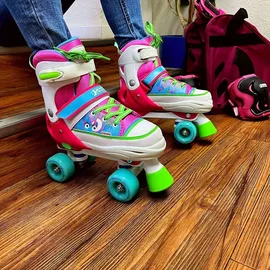 Best Sporting Rollschuhe Quad Style Pink/Bunt 36-39