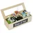 SURPRISA Schotter Schatulle 3er - kreative Verpackung für Geldgeschenke und persönliche Geschenkbox zum Geburtstag oder zur Hochzeit - Paulownienholz