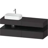 Duravit Waschtischunterschrank wandhängend „Qatego“ 160 × 60 × 55 cm