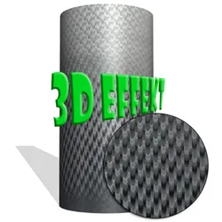 MAUK Carbon Folie Auto- Küchen- Deko- Folie "3D vinyl black, Bewegungseffekt Dragon Skin"