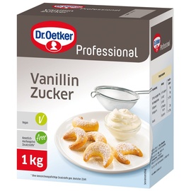 Dr. Oetker Professional Vanillin-Zucker, 1er Pack (1 x 1 kg)