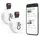 Oria Bluetooth Thermometer Hygrometer Blau 2 Stk