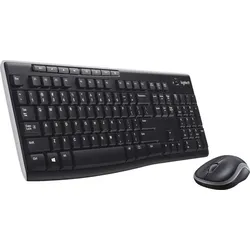 Logitech Tastatur/Maus Set MK270 sw
