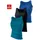 H I S H I S Doppelripp Tanktop Packung 3-St aus weicher Baumwollqualität blau bunt 9 XXXL