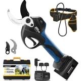 SWANSOFT 40mm Akku-Astschere mit 10 Stunden Autonomie, professionelle elektrische Gartenschere für Obst und Gemüsegärten SW-8605Pro