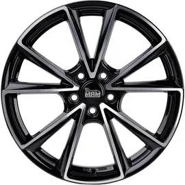 mam wheels A5 8,0 x 19 5 x 112 ET30 MB66,6 Schwarz Poliert