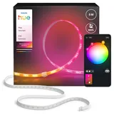 Hue Flux 5-Meter-LED-Streifen-Verlängerung, lebendige Farben und Atmosphäre, flexible Innenbeleuchtung, ChromasyncTM-Farbmischung, zuschneidbar, verlängerbar, wiederverwendbar, App- und Sprachsteuerung