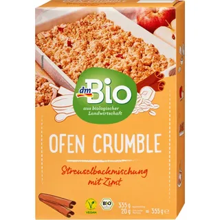 Backmischung Ofen Crumble Zimt, vegan