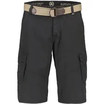 Lerros Unifarbene Cargobermuda mit Gürtel - Dark graphite), - 30