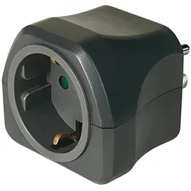 Brennenstuhl Reiseadapter 7 St. Schwarz