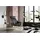 SalesFever Relaxsessel Budoni Samtvelours 73 x 102 x 80 cm Grau inklusive Rückenkissen