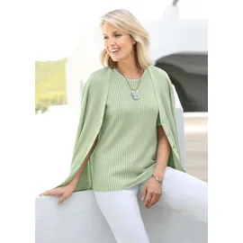 GOLDNER Edle Strickjacke in Rippenstruktur Salbei 19