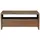 vidaXL Couchtisch Grau Akazie 90 x 50 x 40 cm