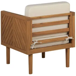 Beliani Lounge Set 5-tlg. Hellbraun