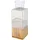 creativ home Teelichthalter Tower Edelstahl/Glas Silber