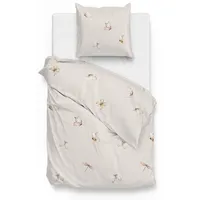 Zo Home Zo!Home Mako-Satin, Bettwäsche 135x200 Maribosa beige Schmetterlinge