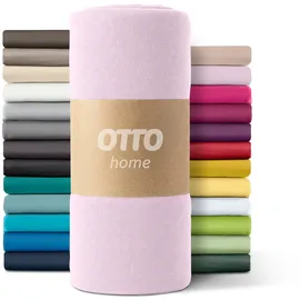OTTO home Spannbettlaken Paprika Microfaser 140 x 200 cm rosa