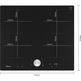 Neff N90 T66PTX4L0 Induktionskochfeld Autark
