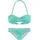 VENICE BEACH Bandeau-Bikini Mint/Weiß 134/140