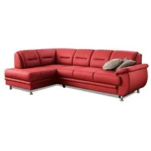 sit&more Eckcouch Kunstleder 2-Sitzer Rot