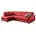 sit&more Eckcouch Kunstleder 2-Sitzer Rot