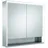 80 cm silber eloxiert offenes Fach