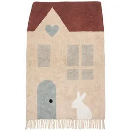 Atmosphera - Kinderteppich Haus - Baumwolle - 100x150 cm,
