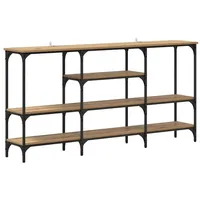 VidaXL Konsolentisch Eiche handwerklich 160 x 29 x 80