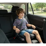 osann Boost Kinder Sitzerhöhung zertifizierter Kindersitz mit waschbarem Bezug 135-150cm Schwarz - One-Size