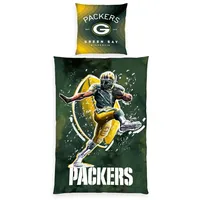Herding NFL Packers, Bettwäsche Größe 80x80 + 135x200 cm,