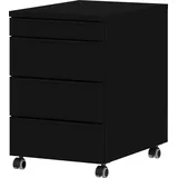 Germania Mailand Rollcontainer 42 x 63 x 60 schwarz