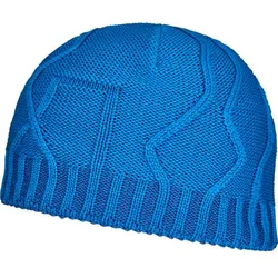 ORTOVOX Herren MERINO TANGRAM KNIT BEANIE, mountain blue, ONE SIZE