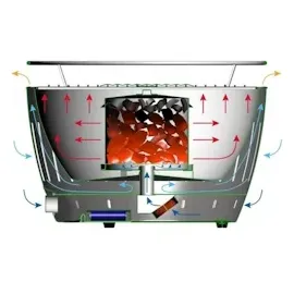 Lotusgrill Holzkohlegrill XL pflaumenlila inkl. USB Anschluss