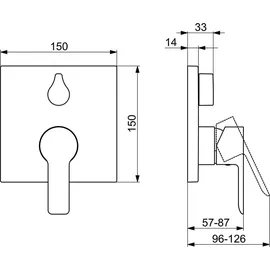 Hansa HansaLigna Thermostatregler (83859513)