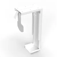 TecLines TPH001W PC Halterung Untertisch 80-220 mm, weiß