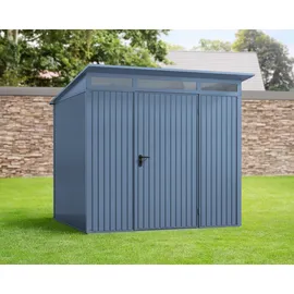 EcoStar Trend-P Typ 2,38 x 2,38 m taubenblau Einzeltür