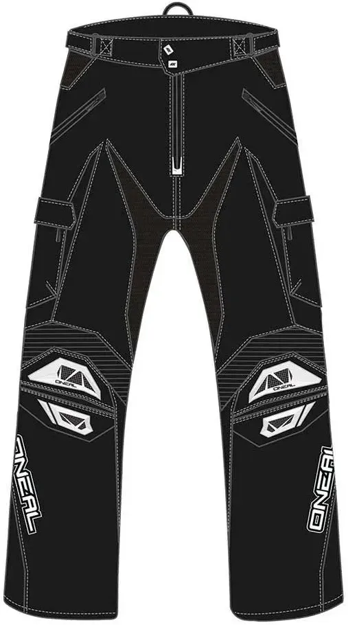 Oneal Trail Hosen - Black-White - 28