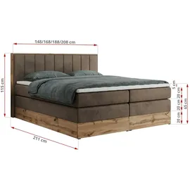 MKS Bellissimo King 160 x 200 cm H4 Braun
