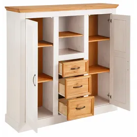 OTTO home Highboard Selma 130 x 130 x 38 cm Weiß