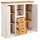OTTO home Highboard Selma 130 x 130 x 38 cm Weiß