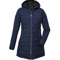 G.I.G.A. DX Damen Steppparka mit Kapuze/Funktionsparka in Daunenoptik GW 20 WMN QLTD PRK, mittelblau, 36,