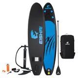 EISHAI SUP-Board Sharkbite Stand Up Paddle Board, 3 Meter Board mit ultraleichtem, 3-teiligem SUP-Paddel blau