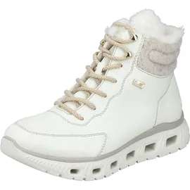 Rieker Damen Stiefeletten M6010 80 weiß | Gr.: 40